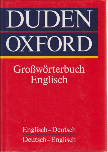 Beispielbild fr Duden - Oxford Growrterbuch Englisch zum Verkauf von medimops