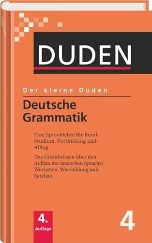 Beispielbild fr Der kleine Duden Deutsche Grammatik zum Verkauf von rebuy recommerce GmbH