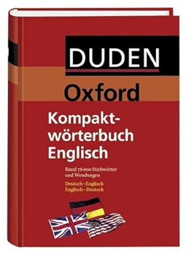 Beispielbild fr Duden Oxford-Duden Kompaktworterbuch Englisch zum Verkauf von Books From California