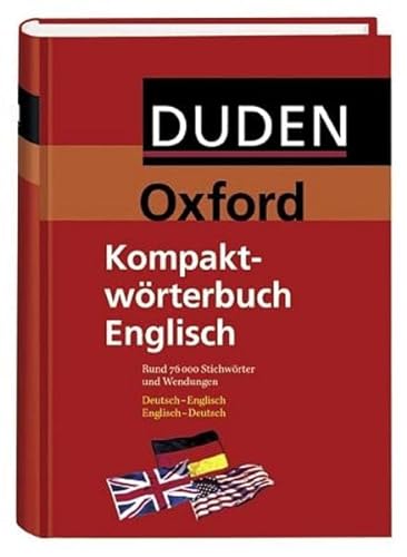 9783411058136: Duden. Oxford-Duden Kompaktwrterbuch Englisch.