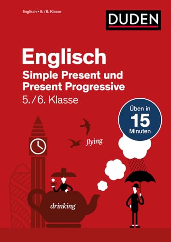 Beispielbild fr Englisch in 15 Min - Simple Present und Present Progressive 5./6. Klasse zum Verkauf von Buchpark