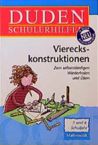 Beispielbild fr Duden Schlerhilfen, Viereckskonstruktionen zum Verkauf von medimops