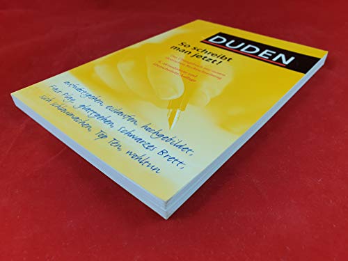 Stock image for Duden - So schreibt man jetzt! for sale by Booksavers of Virginia