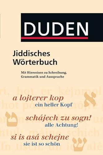 Duden TaschenbÃ¼cher, Bd.24, Jiddisches WÃ¶rterbuch (German Edition) (9783411062416) by Ronald Lhotzsch