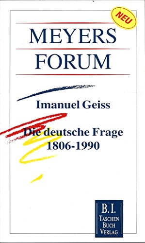 Imagen de archivo de Die Deutsche Frage 1806 - 1990 a la venta por medimops