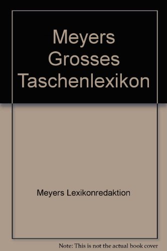 9783411110049: Meyers Grosses Taschenlexikon