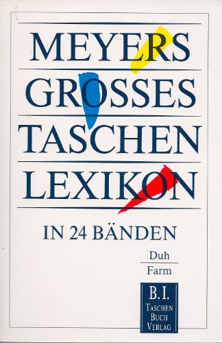 Imagen de archivo de Meyers grosses Taschenlexikon in 24 Bnden. Band 6 Duh-Farm a la venta por medimops