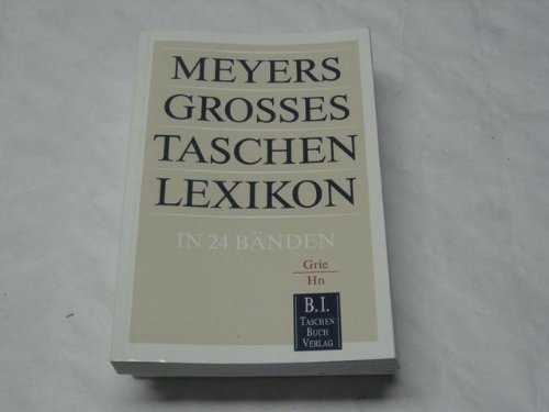 Beispielbild fr Meyers grosses Taschenlexikon in 24 Bnden. Band 9. Grie - Hn zum Verkauf von Bernhard Kiewel Rare Books