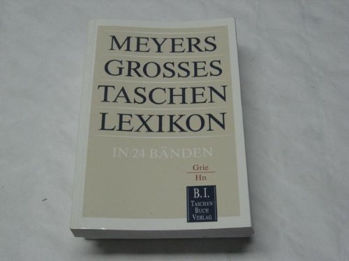 Imagen de archivo de Meyers grosses Taschenlexikon in 24 Bnden. Band 9. Grie - Hn a la venta por Bernhard Kiewel Rare Books