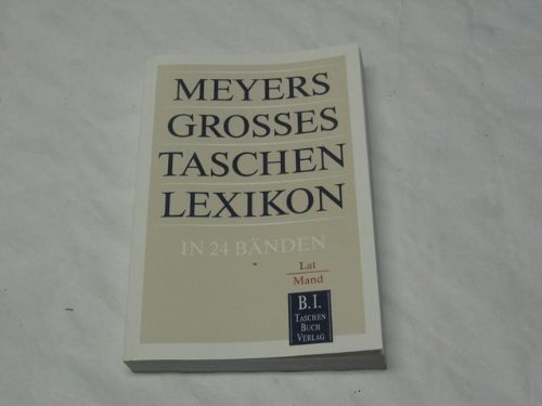 Imagen de archivo de Meyers grosses Taschenlexikon in 24 Bnden. Band 13. Lat - Mand a la venta por Bernhard Kiewel Rare Books