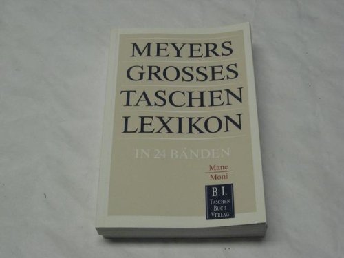 Beispielbild fr Meyers grosses Taschenlexikon in 24 Bnden. Band 14. Mane - Moni zum Verkauf von Bernhard Kiewel Rare Books