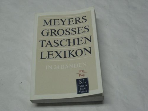 Beispielbild fr Meyers grosses Taschenlexikon in 24 Bnden. Band 17. Pers - Pup zum Verkauf von Bernhard Kiewel Rare Books