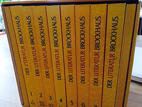 Imagen de archivo de Der Literatur Brockhaus - Grundlegend berarbeitete und erweiterte Taschenbuchausgabe in 8 Bnden a la venta por Antiquariat Hoffmann