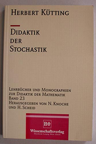 Beispielbild fr Didaktik der Stochastik zum Verkauf von medimops