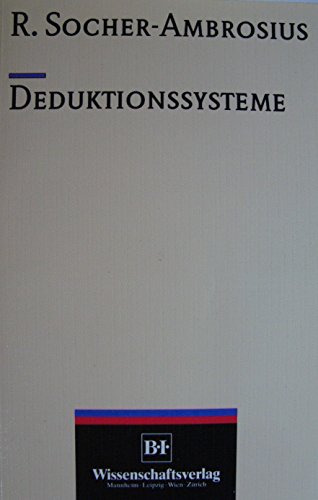 Beispielbild fr Deduktionssysteme zum Verkauf von Martin Preu / Akademische Buchhandlung Woetzel
