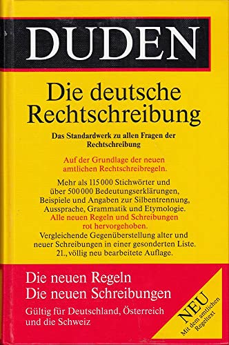9783411209002: Duden Rechtschreibung (Duden 1) (German Edition)