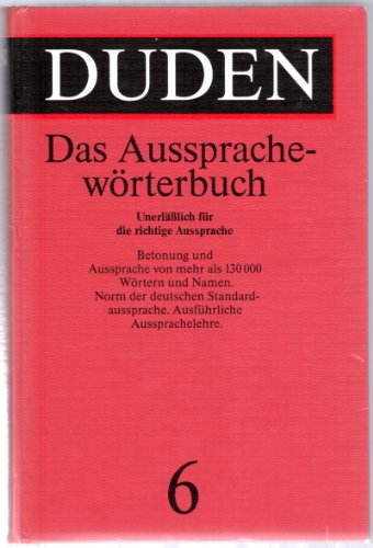 Ausspracheworterbuch (Duden Series Volume 10)) - Mangold, Max