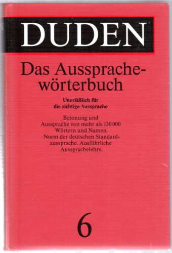 9783411209163: Ausspracheworterbuch (Duden Series Volume 10))