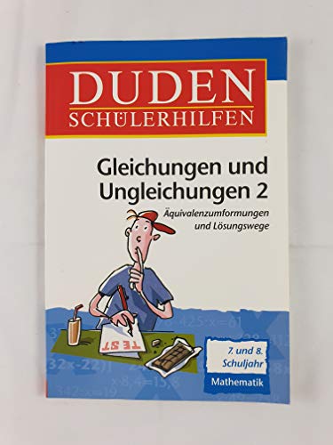 Beispielbild fr Duden Schlerhilfen, Gleichungen und Ungleichungen zum Verkauf von Versandantiquariat Felix Mcke