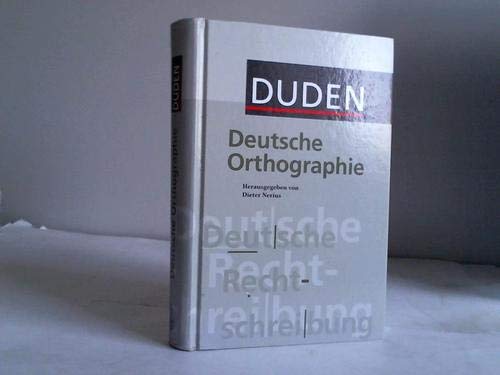 Beispielbild fr Duden. Deutsche Orthographie zum Verkauf von medimops
