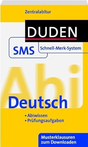 Stock image for Abi Deutsch: Zentralabitur. Abiwissen. Prüfungsaufgaben. Musterklausuren zum Downloaden for sale by WorldofBooks