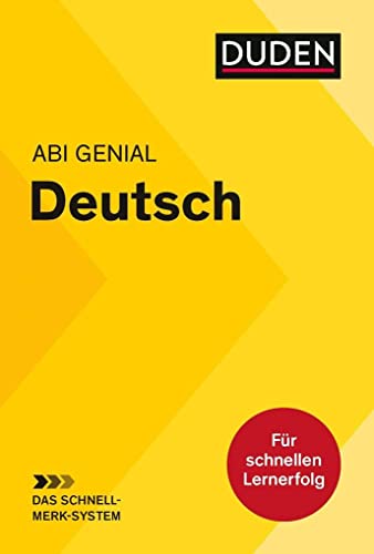 Stock image for Abi genial Deutsch: Das Schnell-Merk-System -Language: german for sale by GreatBookPrices