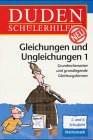 Beispielbild fr Duden Schlerhilfen, Gleichungen und Ungleichungen zum Verkauf von Versandantiquariat Felix Mcke