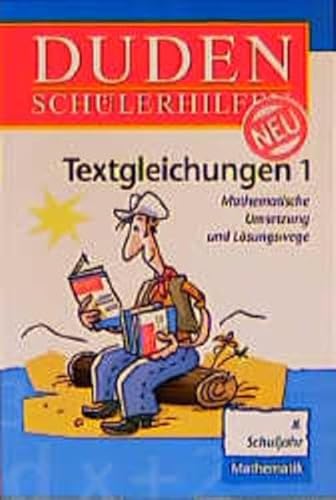 9783411708826: Duden Schlerhilfen, Textgleichungen (Livre en allemand)