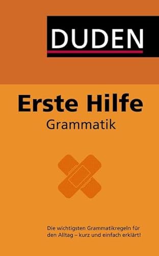 9783411711277: Duden - Erste Hilfe Grammatik