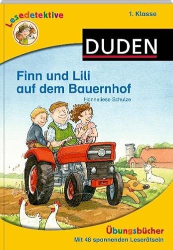 Beispielbild fr Lesedetektive bungsbcher - Finn und Lili auf dem Bauernhof, 1. Klasse: bungsbcher mit 48 spannenden Lesertseln zum Verkauf von medimops
