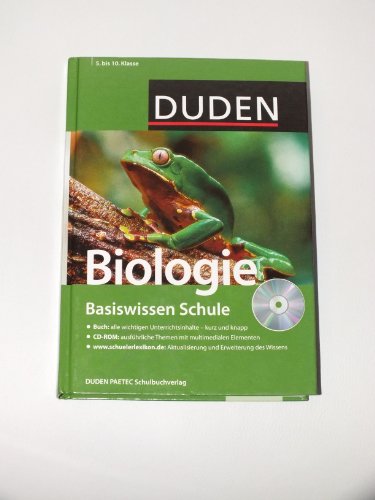 Beispielbild fr Duden. Basiswissen Schule. Biologie 5. bis 10. Klasse. (Lernmaterialien) zum Verkauf von medimops