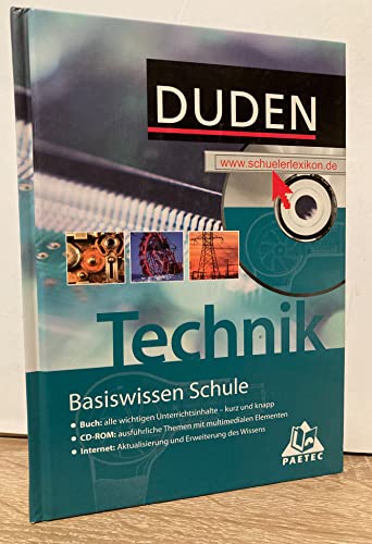 Imagen de archivo de Duden Basiswissen Schule, m. CD-ROM, Technik a la venta por medimops