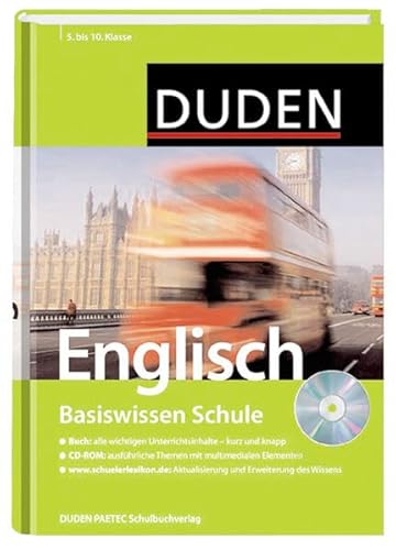 Stock image for DUDEN Basiswissen Schule: Englisch - 5. bis 10. Klasse: Das Standardwerk fr Schler for sale by Trendbee UG (haftungsbeschrnkt)