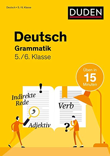 Beispielbild fr Deutsch in 15 Min - Grammatik 5./6. Klasse (Duden - In 15 Minuten) zum Verkauf von medimops