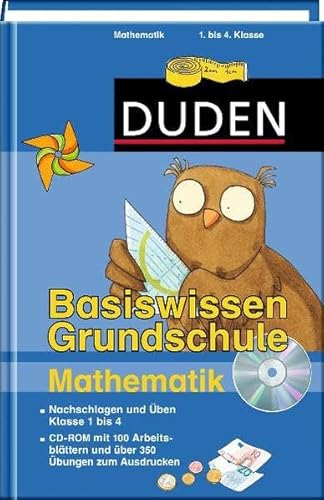 Beispielbild fr Duden - Basiswissen Grundschule Mathematik/CD-ROM: Nachschlagen und ben. Klasse 1 bis 4. CD-ROM mit 100 Arbeitsblttern und ber 350 bungen zum Ausdrucken zum Verkauf von medimops