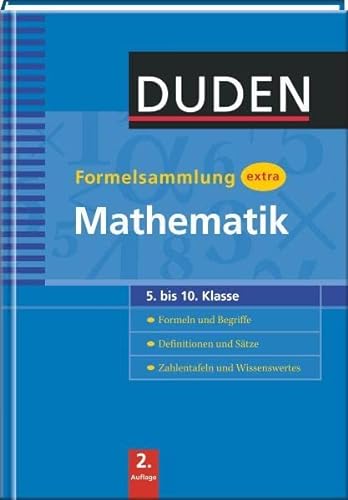 Beispielbild fr Duden Formelsammlung extra Mathematik zum Verkauf von rebuy recommerce GmbH