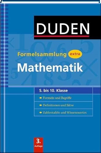 Beispielbild fr Duden Formelsammlung extra Mathematik zum Verkauf von rebuy recommerce GmbH