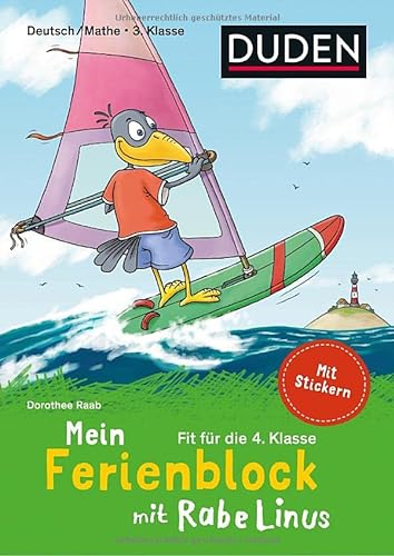 Stock image for Mein Ferienblock mit Rabe Linus - Fit fr die 4. Klasse for sale by GreatBookPrices