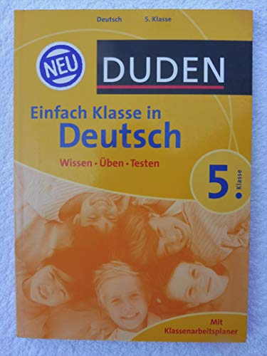 Stock image for Duden Einfach Klasse in Deutsch. 5. Klasse: Wissen - ben - Testen for sale by medimops