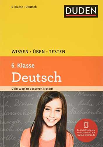 Stock image for Wissen - ben - Testen: Deutsch 6. Klasse: Ideal zur Vorbereitung auf Klassenarbeiten. Fr Gymnasium und Gesamtschule for sale by medimops
