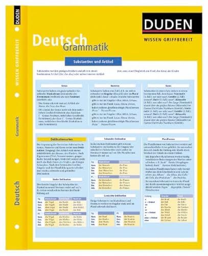 9783411722013: Duden Wissen griffbereit. Deutsch: Grammatik