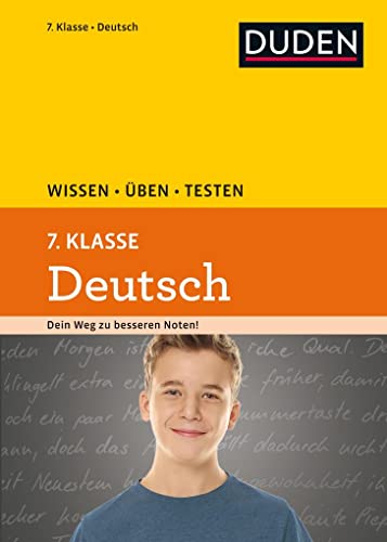 Beispielbild fr Wissen - ben - Testen: Deutsch 7. Klasse: Ideal zur Vorbereitung auf Klassenarbeiten. Fr Gymnasium und Gesamtschule zum Verkauf von medimops