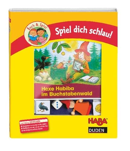 Stock image for Hexe Habiba im Buchstabenwald: Lernthema: Buchstaben und Laute, erstes Lesen. Duden-Haba-Spiel dich schlau! for sale by medimops