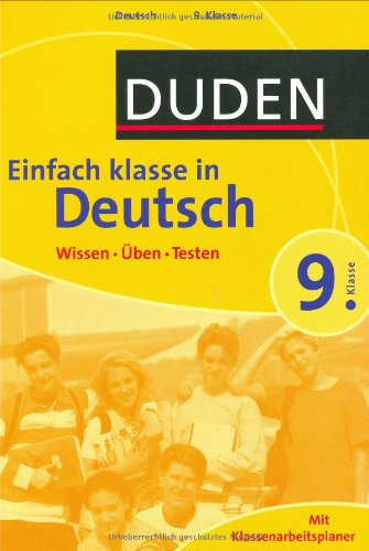 Beispielbild fr Duden Einfach Klasse in Deutsch. 9 Klasse: Wissen - ben - Testen zum Verkauf von medimops