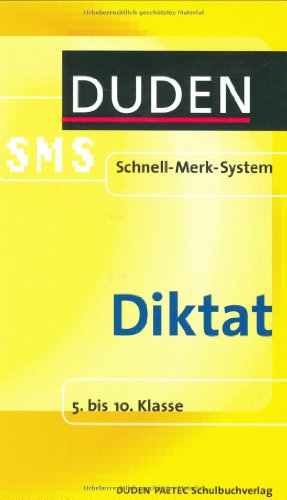 Beispielbild fr Diktat: 5. bis 10. Klasse zum Verkauf von medimops