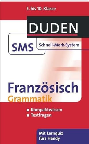 Beispielbild fr Franzsisch Grammatik: 5. bis 10. Klasse zum Verkauf von medimops