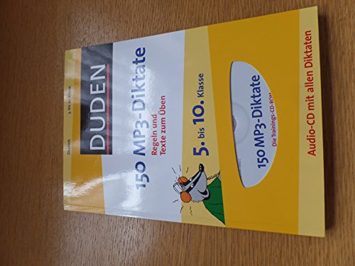Duden - 150 MP3-Diktate, 5. bis 10. Klasse, m. MP3-CD: Regeln und Texte zum Üben - Imported By Yulo Inc.