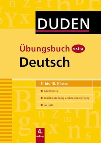 Beispielbild fr Duden bungsbuch extra - Deutsch 5.-10. Klasse: Grammatik - Rechtschreibung und Zeichensetzung - Aufsatz zum Verkauf von medimops