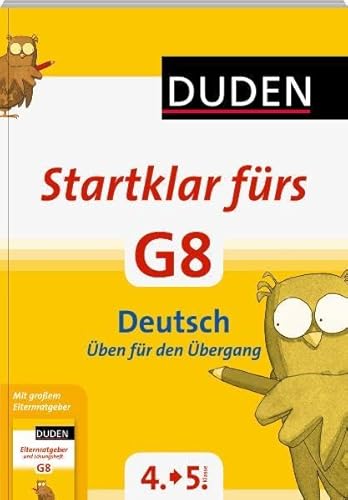 Beispielbild fr Duden - Startklar frs G8 - Deutsch: ben fr den bergang zum Verkauf von medimops