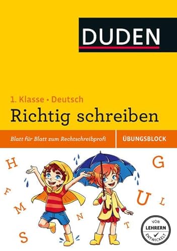 Beispielbild fr Richtig schreiben - bungsblock 1. Klasse: Blatt fr Blatt zum Rechtschreibprofi (Duden - Einfach klasse) zum Verkauf von medimops